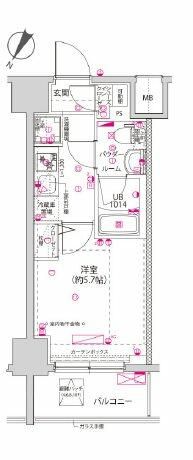 クラリッサ横浜シエルの間取り