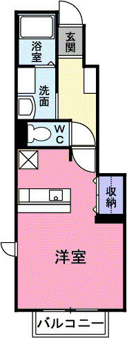 メゾン　ド　カカムの間取り