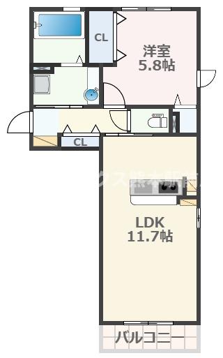 インペリアルの間取り