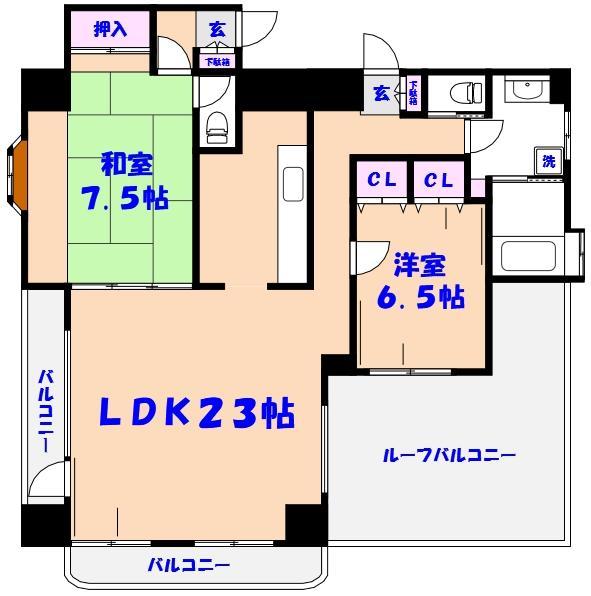 レジデンス塚田の間取り