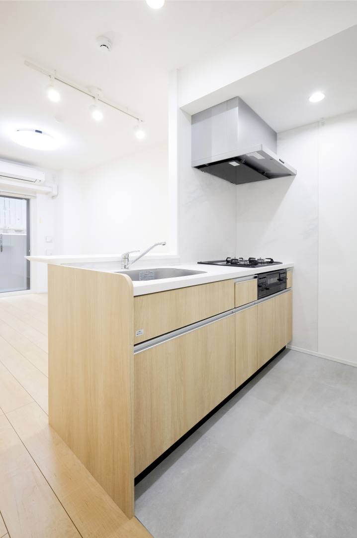 キッチン　広々対面キッチン♪