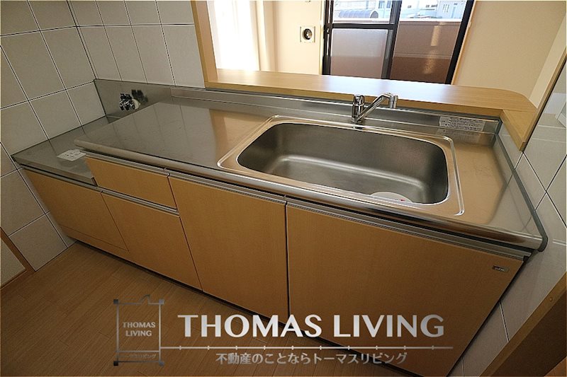 キッチン　コンロ設置可。お好きなコンロを設置ください。