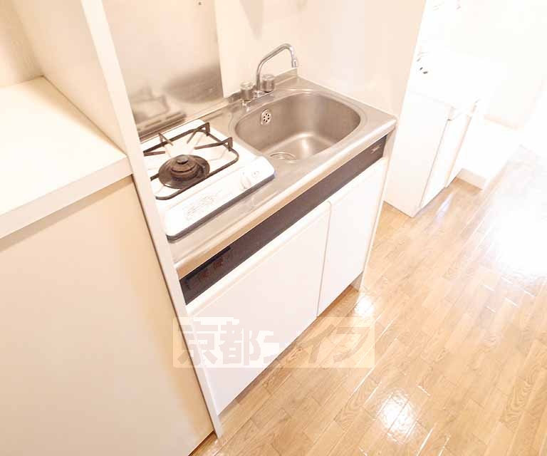 キッチン　１口コンロのキッチンです。