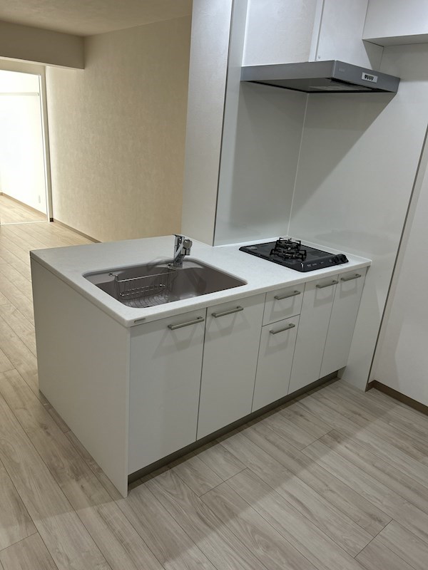 キッチン　※施工途中写真です。
