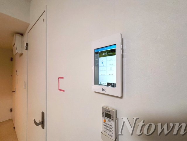 セキュリティ　モニター付きインターホンです