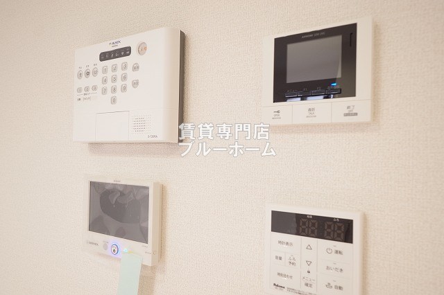 セキュリティ　モニター付きのインターホンです！