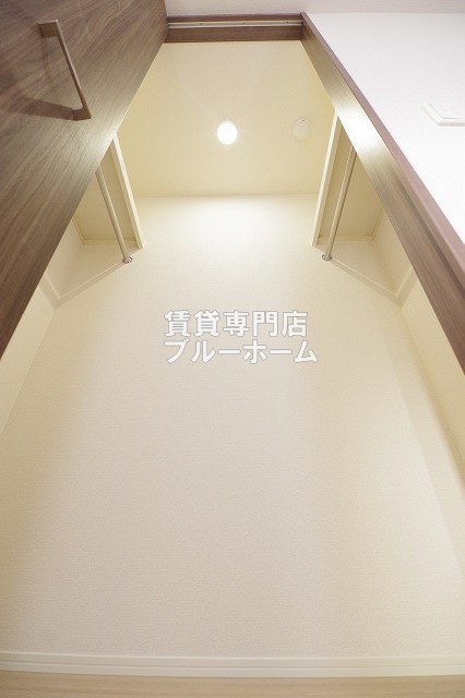 収納　大容量のウォークインクローゼットです！