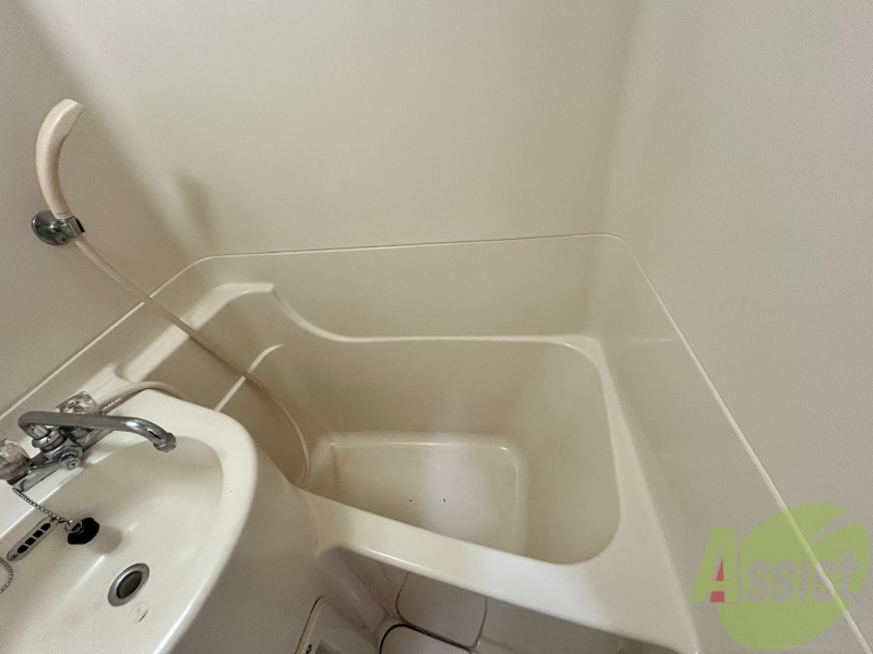 バス・シャワールーム　お風呂はゆったりと入るには充分な広さです。