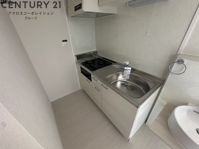 キッチン　ガスコンロ付で機能的なキッチンです！