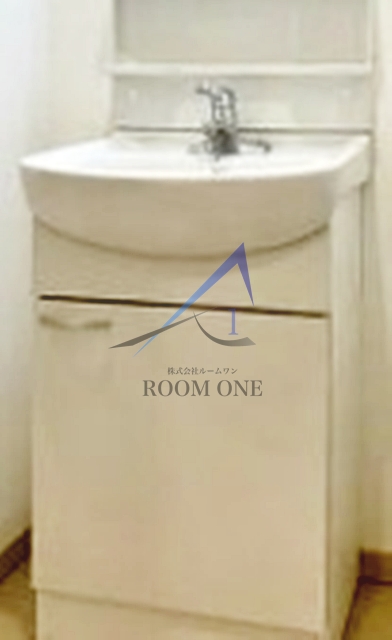 洗面設備　洗面台です。