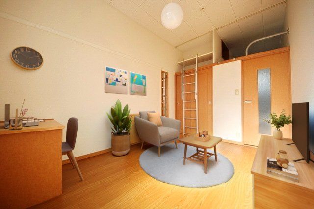 居室・リビング　【家具家電は物件に付帯しません】