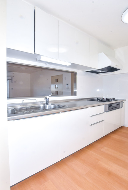 キッチン　コンロ設置済みのキッチンです