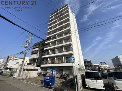 建物外観　防犯カメラ付きで安心です！