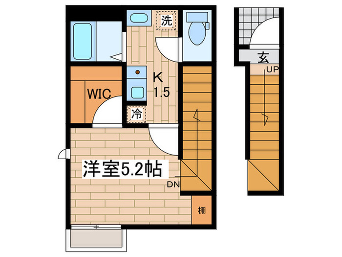 OPEN RISE府中小柳 Iの間取り写真