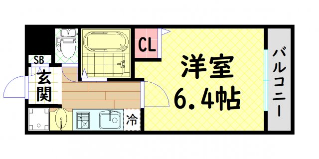プレミアム新町IIIの間取り写真