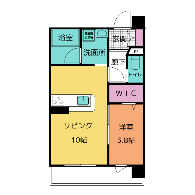 さんぶらいと本通りの間取り写真