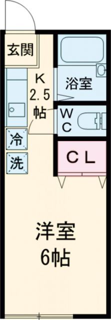 コーポあやの間取り写真