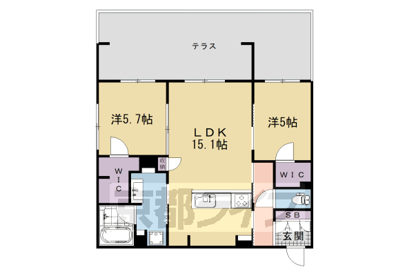 京阪本線 樟葉駅 徒歩18分 4階建 新築の間取り写真