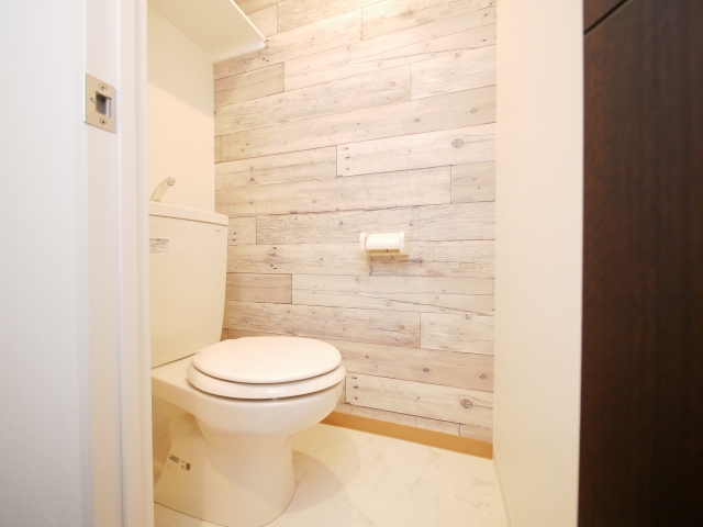 トイレ　清潔感のある明るいトイレです♪