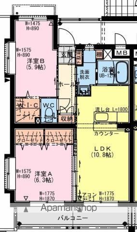 ariettaの間取り写真
