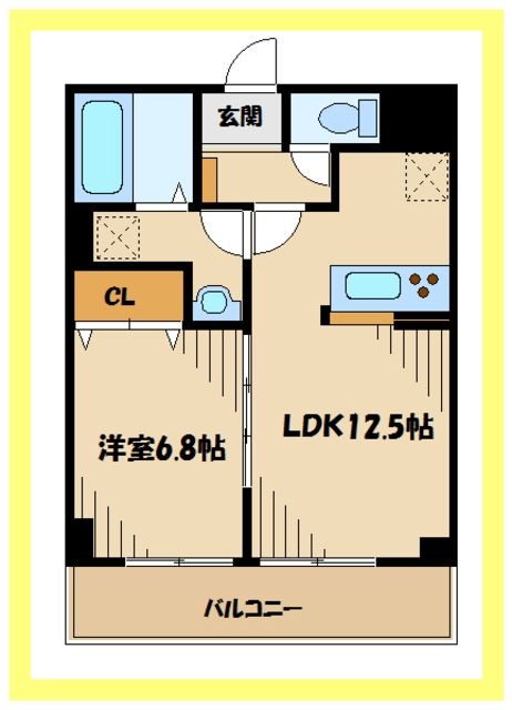 アンプルールフェール梶が谷の間取り写真