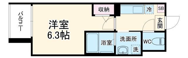 ハーモニーテラス西中島南方の間取り写真