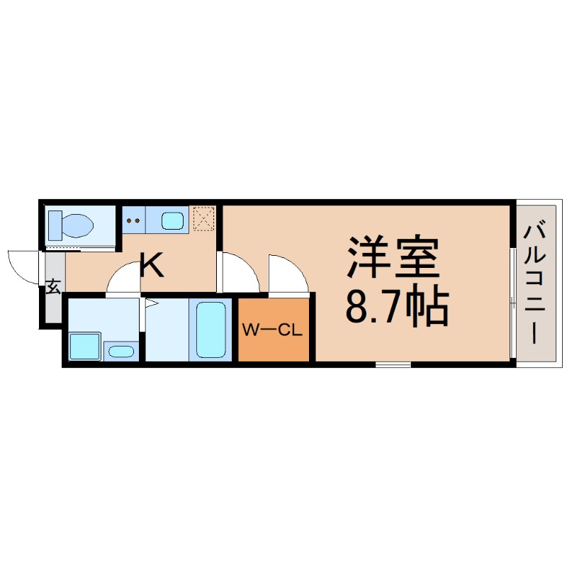 阪神本線 出屋敷駅 徒歩10分 3階建 築16年の間取り写真