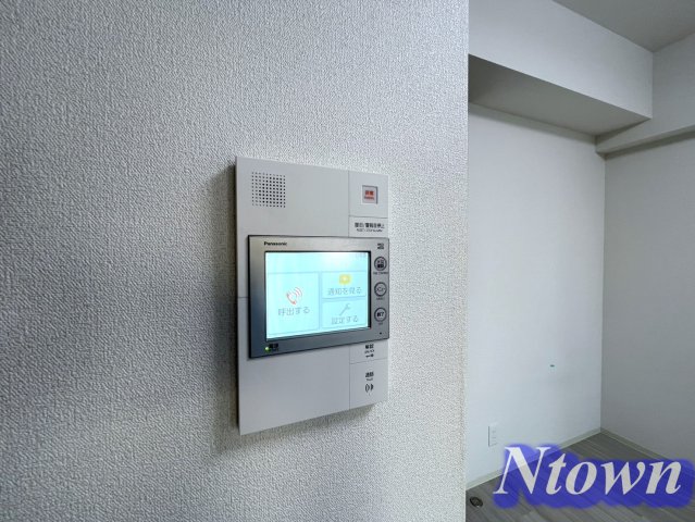 セキュリティ　モニター付きです。