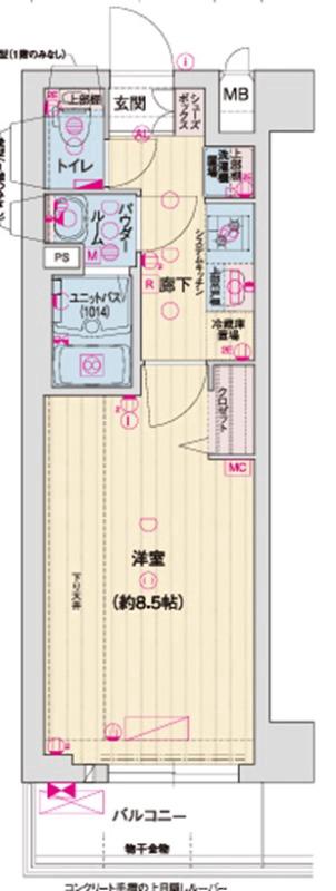 SOL CREST TAPP 伏見の間取り写真