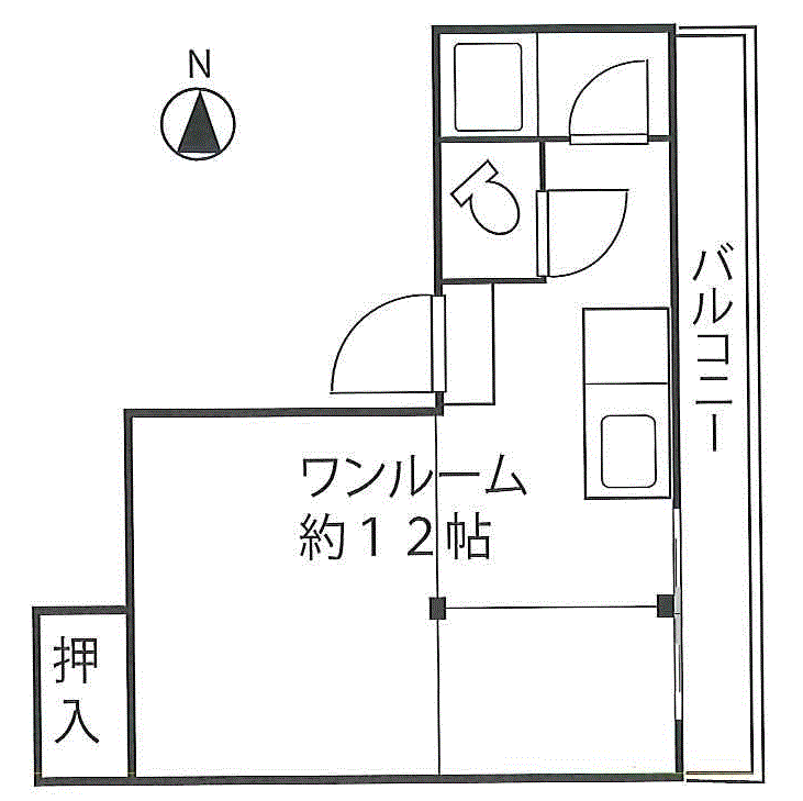 WildCat帝塚山の間取り