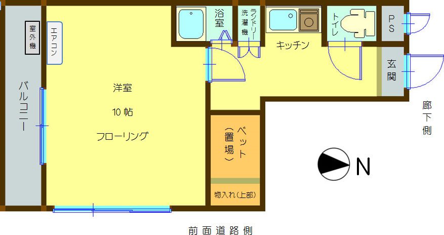 バディマンション中の島の間取り