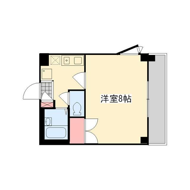 鹿児島市郡元町のマンションの間取り