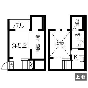 愛知県名古屋市守山区金屋２（アパート）の賃貸物件の間取り