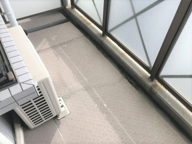 バルコニー　落ち着いた時間を過ごせるバルコニーです