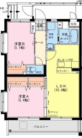 ユーミーなでしこIIの間取り