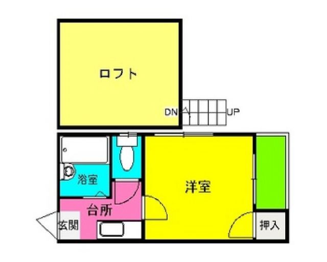 福岡県福岡市早良区室見４（アパート）の賃貸物件の間取り