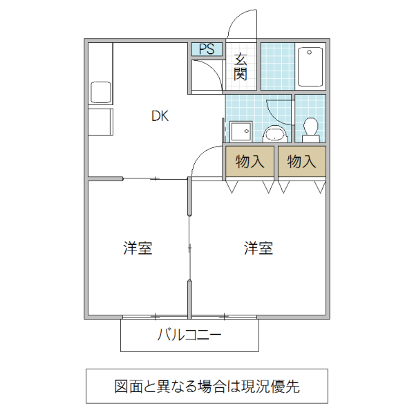 サンガーデンクレスト A棟の間取り