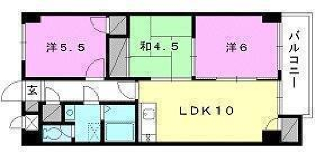 コーポラスAC2の間取り