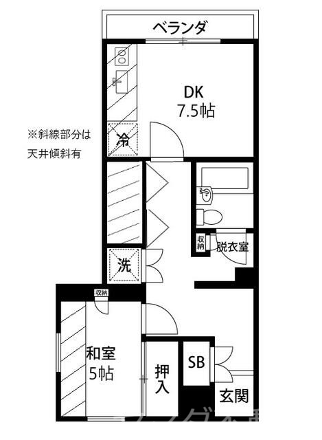 ヴィラ西小山の間取り