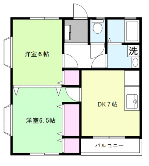 パインヒルズ壱番館の間取り