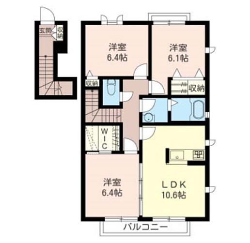 ラフィーネ緑園Ｃの間取り