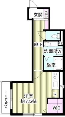 【柏市旭町のマンションの間取り】