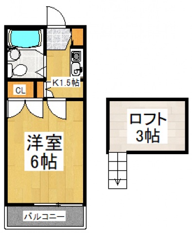 ロジュマン野火止の間取り