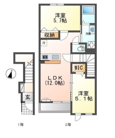 プライアソルの間取り