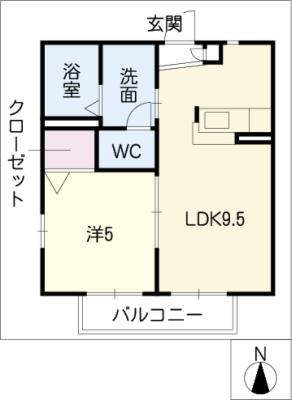 ルミエール山田の間取り