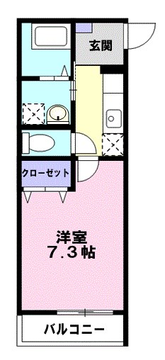 サウスセントラル衣川の間取り