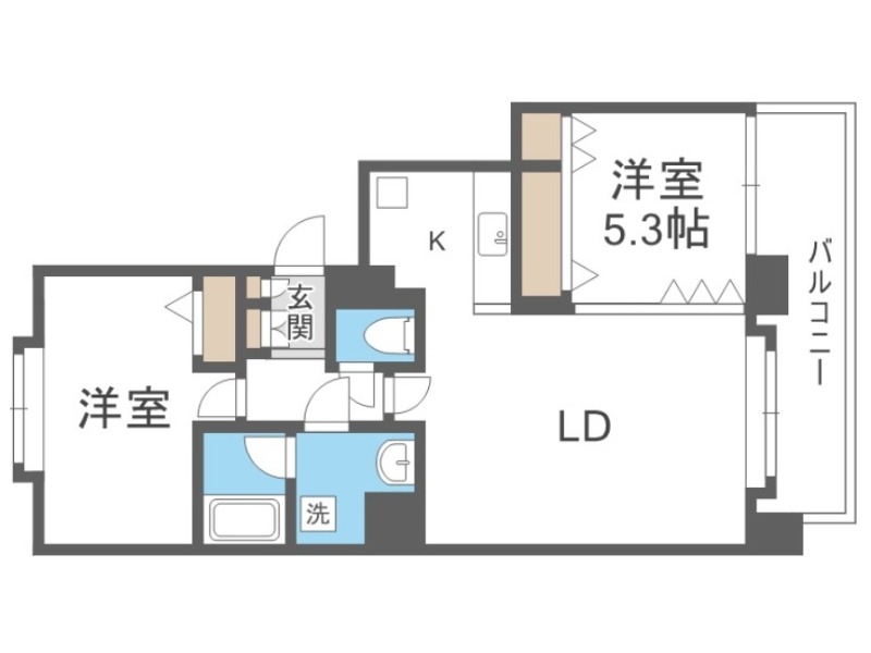 サエラ１１５の間取り