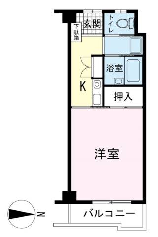 アレグリア　三島市賃貸マンションの間取り