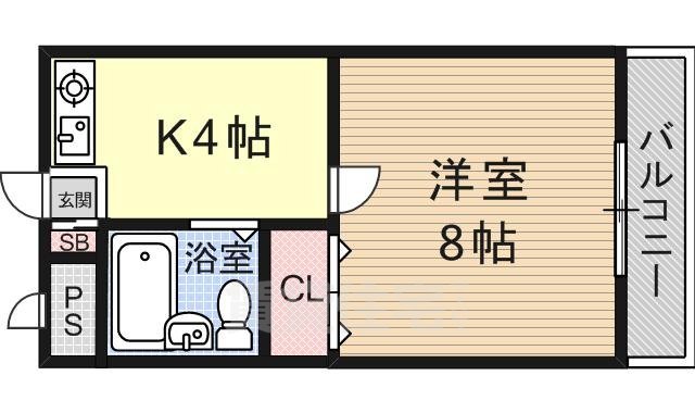 大津市一里山のマンションの間取り