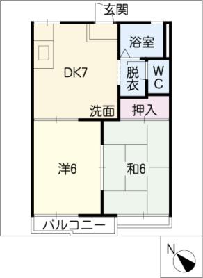 タウニーレイクサイドの間取り